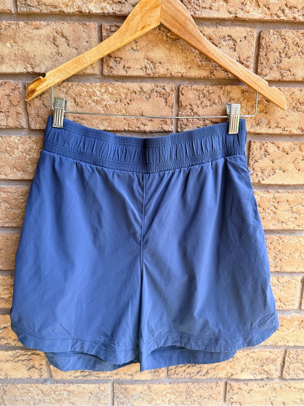4/$25 • Tuff Athletics Navy Blue Elastic Waist Active Shorts